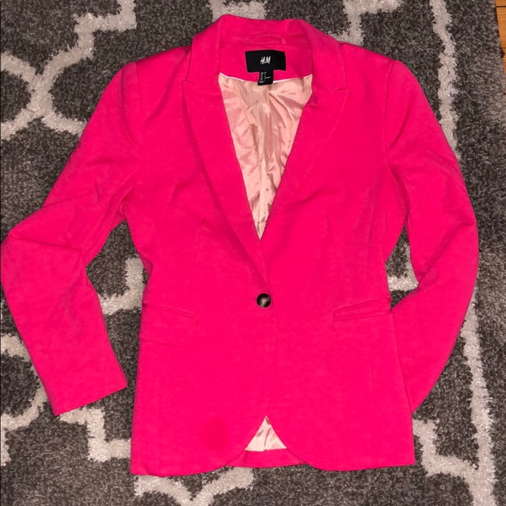 Pink blazer